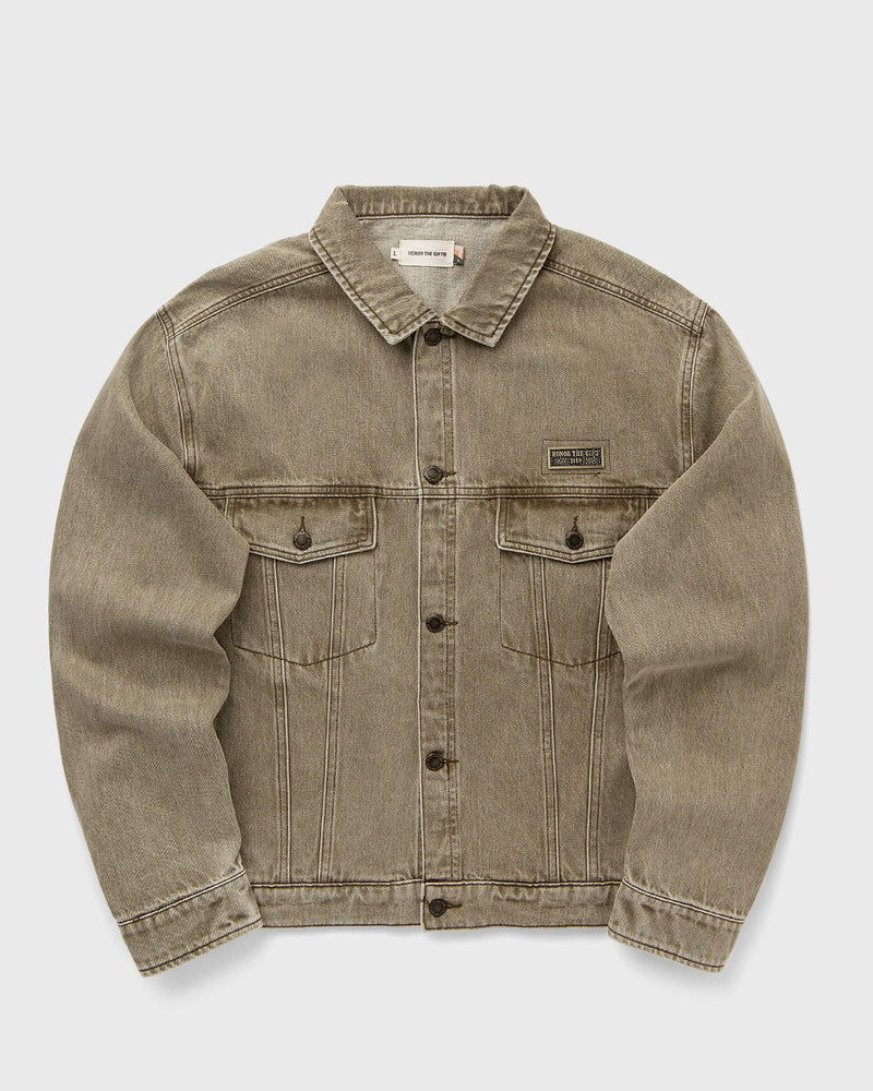 Honor the Gift Washed Twill Trucker Brown|grey