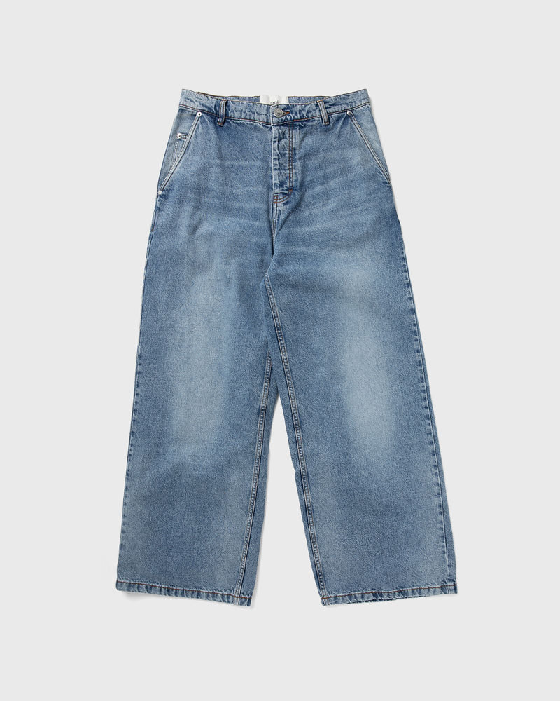 AMI Paris Wide Fit Jeans Blue