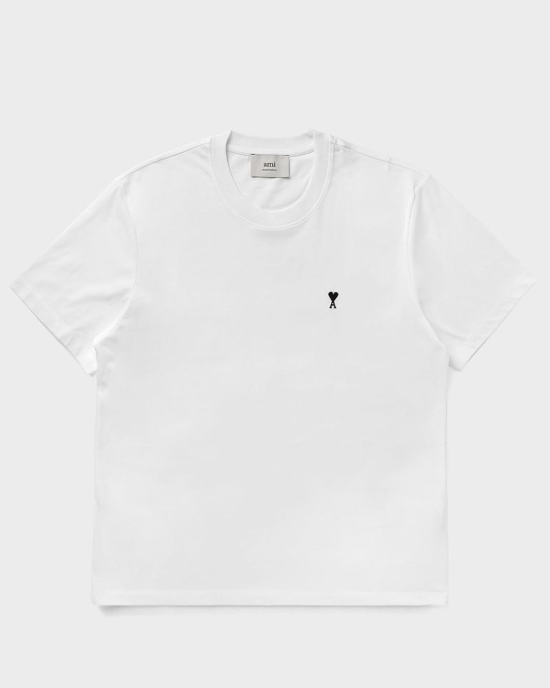 AMI Paris Contrasted AMI de Coeur Tee White