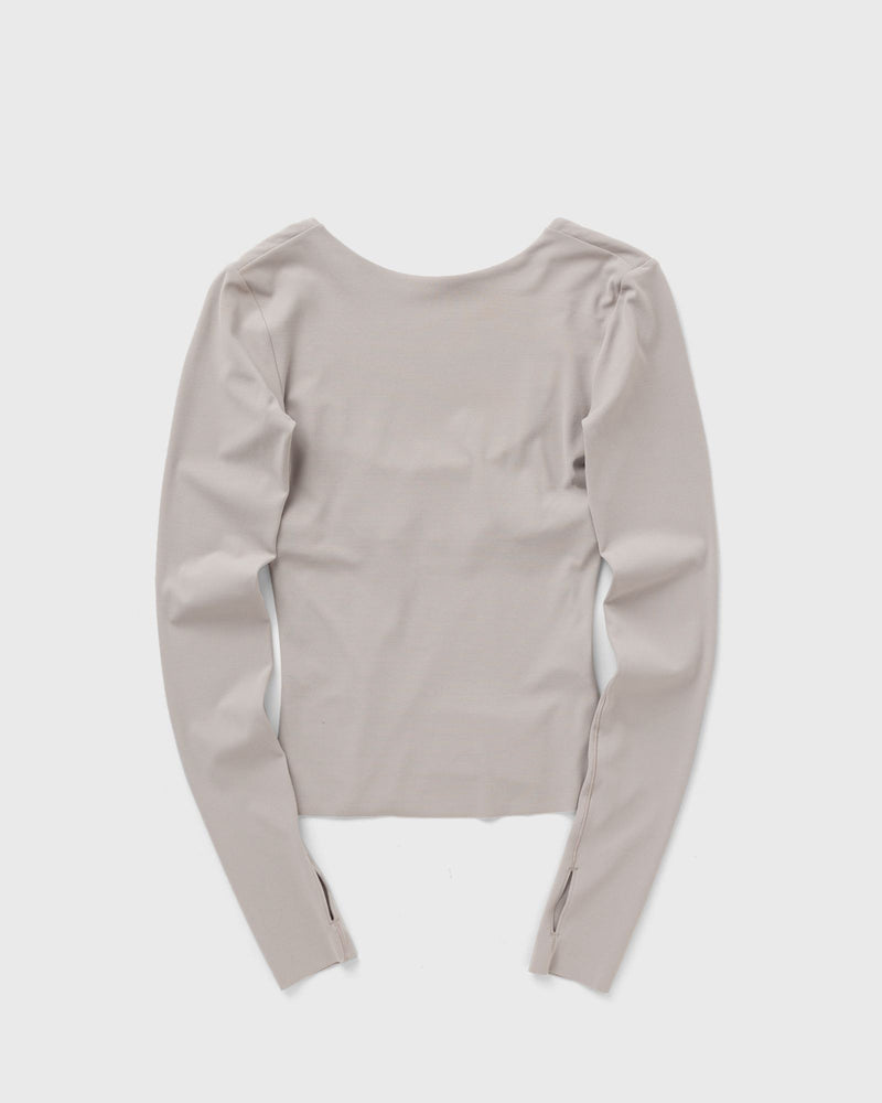 Nike Womens Zenvy Df Ls Top Nv Beige