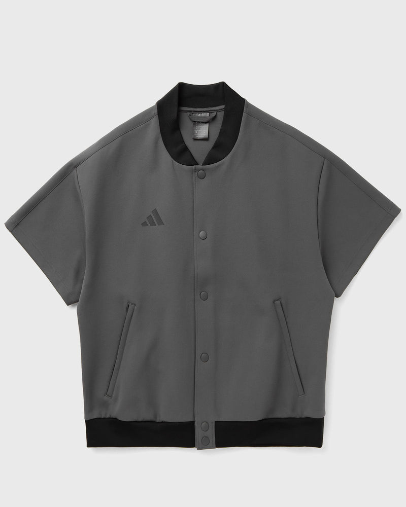 Adidas Dbb Basketball Travel Short Sleeve Jacket Grey