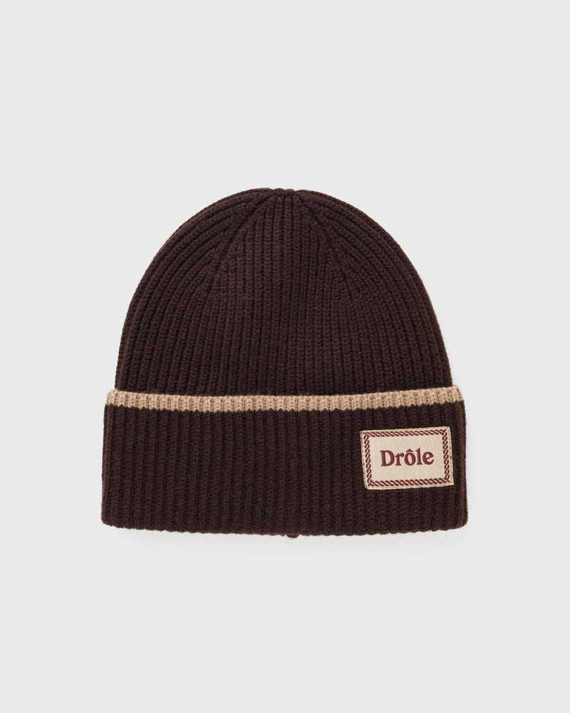 Drôle de Monsieur le Bonnet Laine Beanie Brown