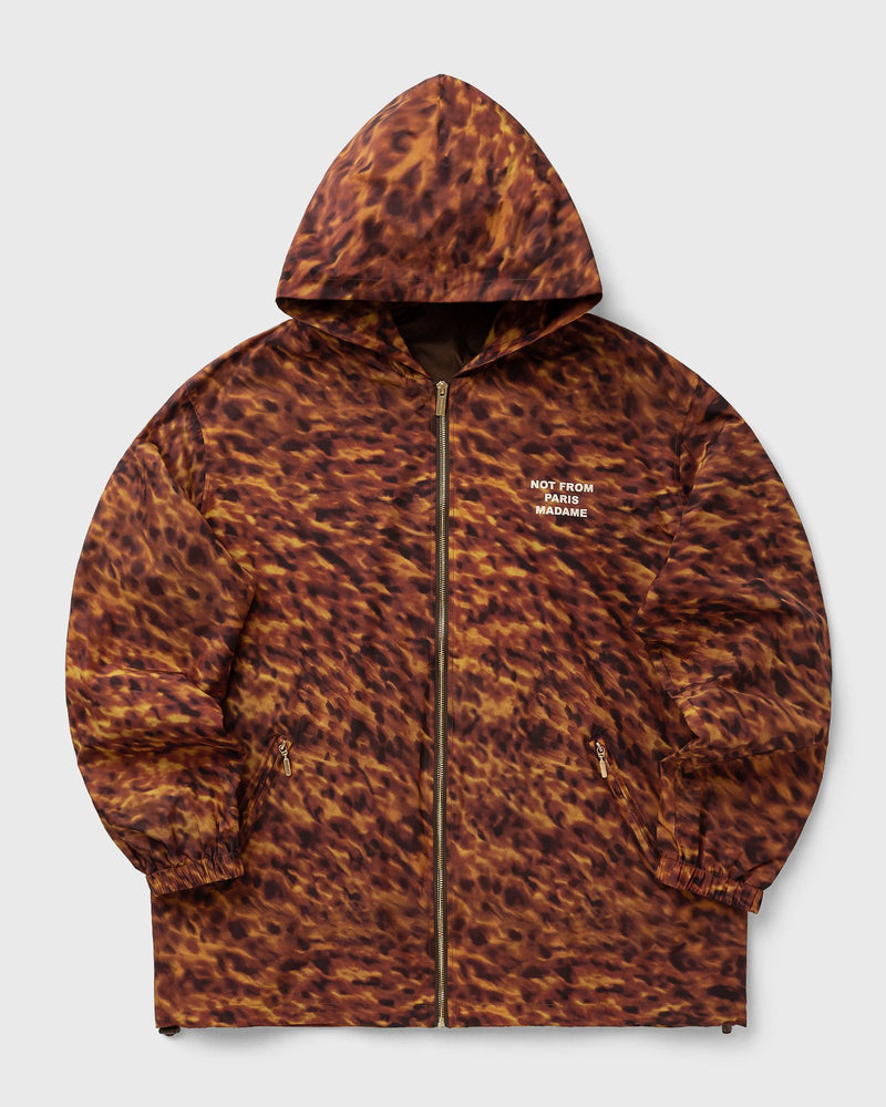 Drôle de Monsieur LA Veste Capuche Slogan Brown