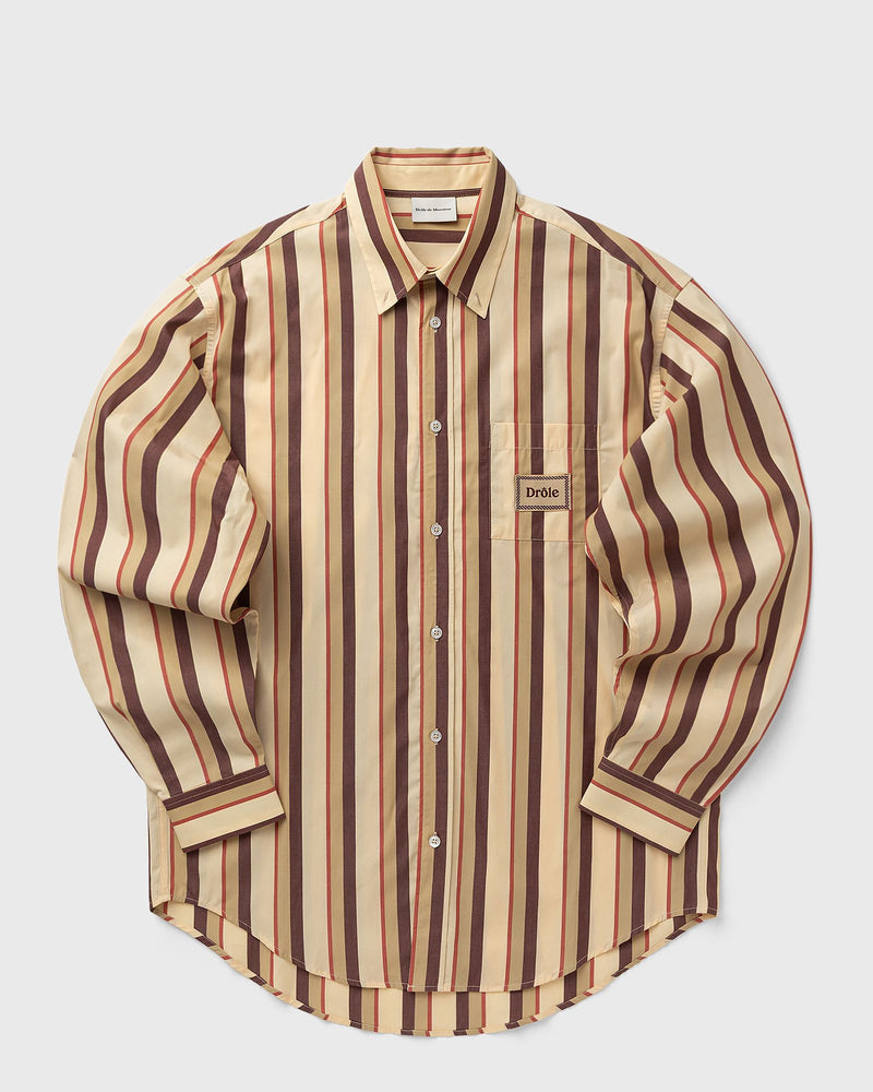 Drôle de Monsieur LA Chemise Drùle Rayèe Brown