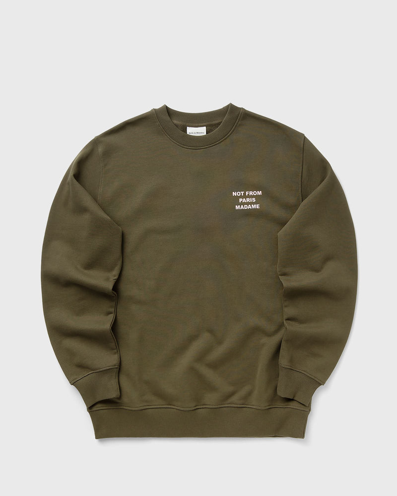 Drôle de Monsieur le Sweatshirt Slogan Green