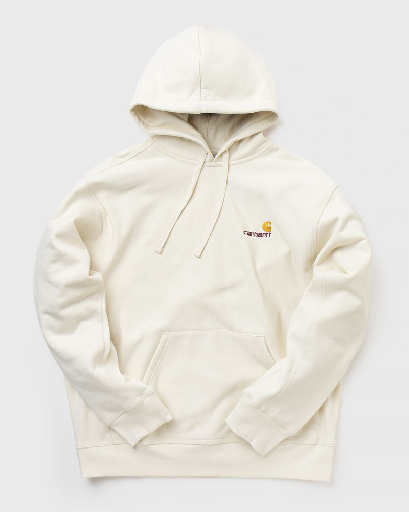 Carhartt WIP Hooded American Script Sweat Beige