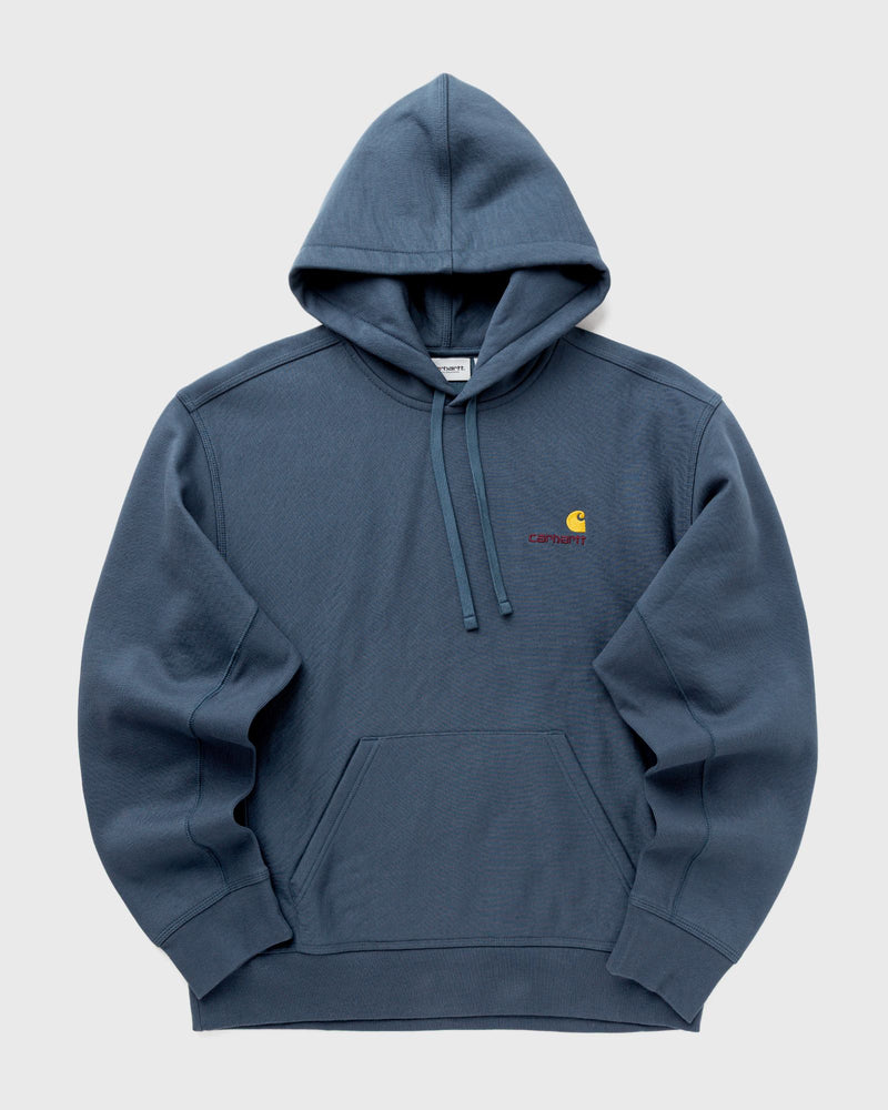 Carhartt WIP Hooded American Script Sweat Blue