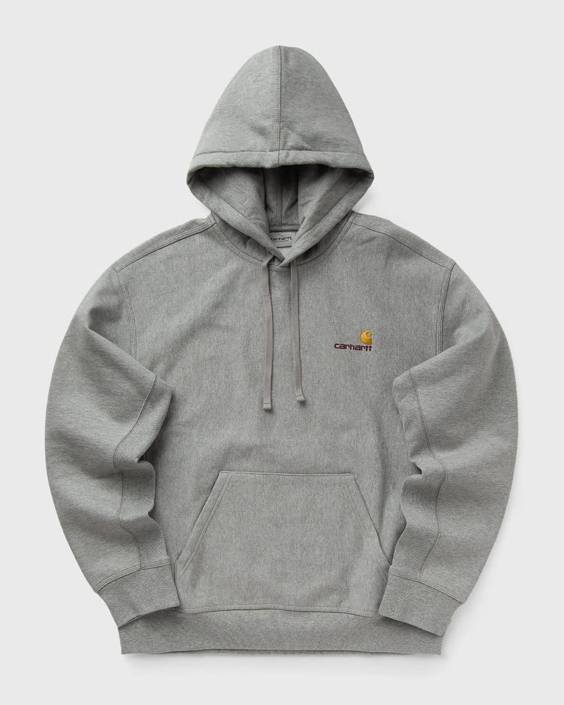 Carhartt WIP Hooded American Script Sweat Grey
