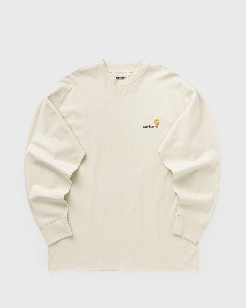 Carhartt WIP L/S American Script Tee Beige