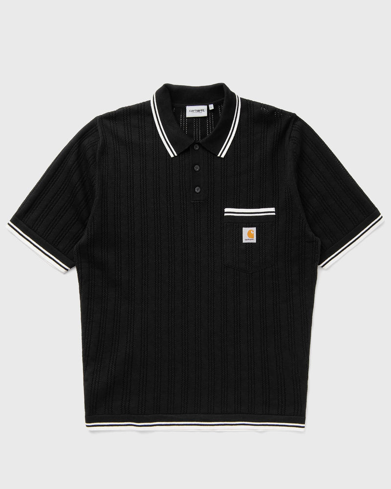 Carhartt WIP S/S Ramsey Polo Black