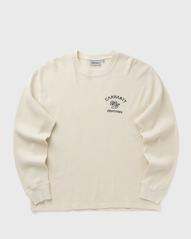 Carhartt WIP L/S Eightynine Waffle Tee Beige