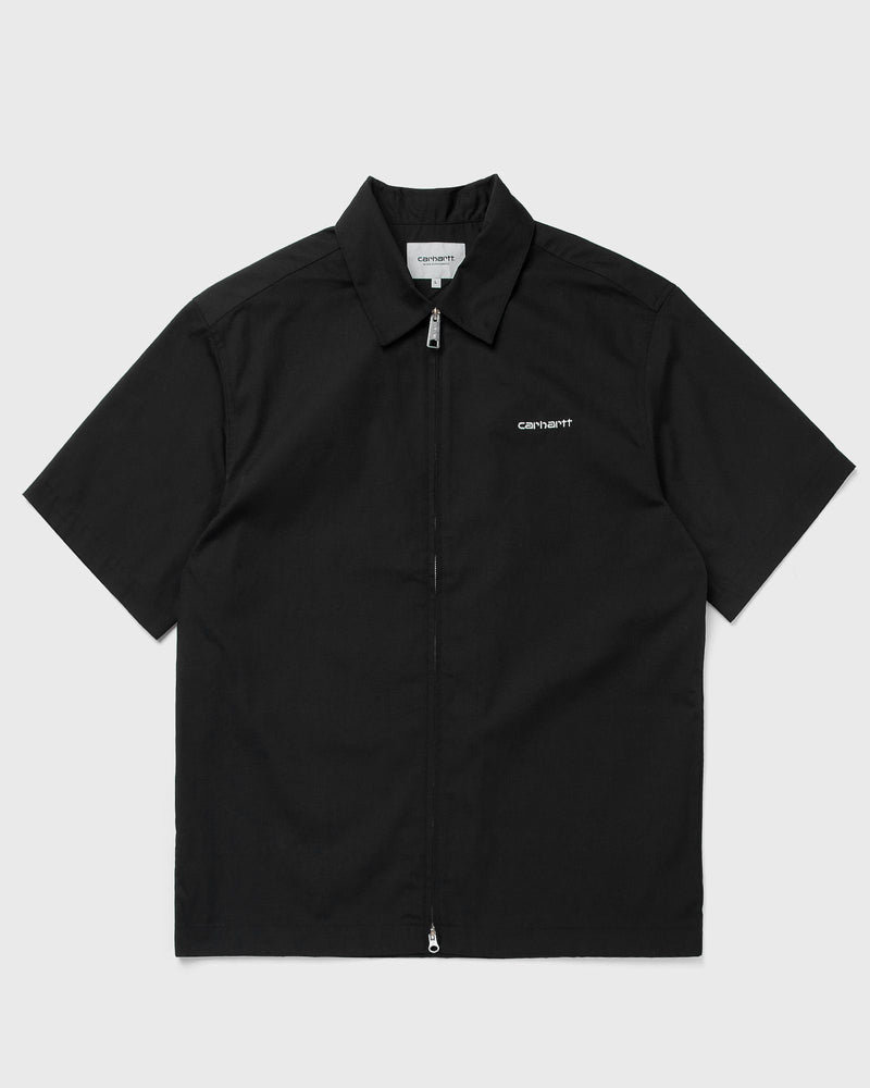 Carhartt WIP S/S Postal Zip Shirt Black