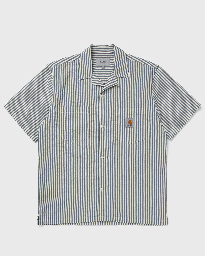 Carhartt WIP S/S Leavel Shirt Blue