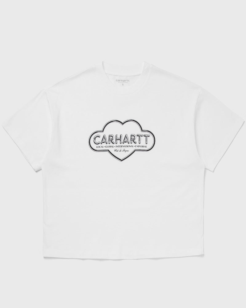 Carhartt WIP Womens S/S Cloud Heart Tee White