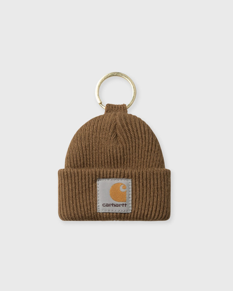 Carhartt WIP Mini Watch Hat Keychain Brown