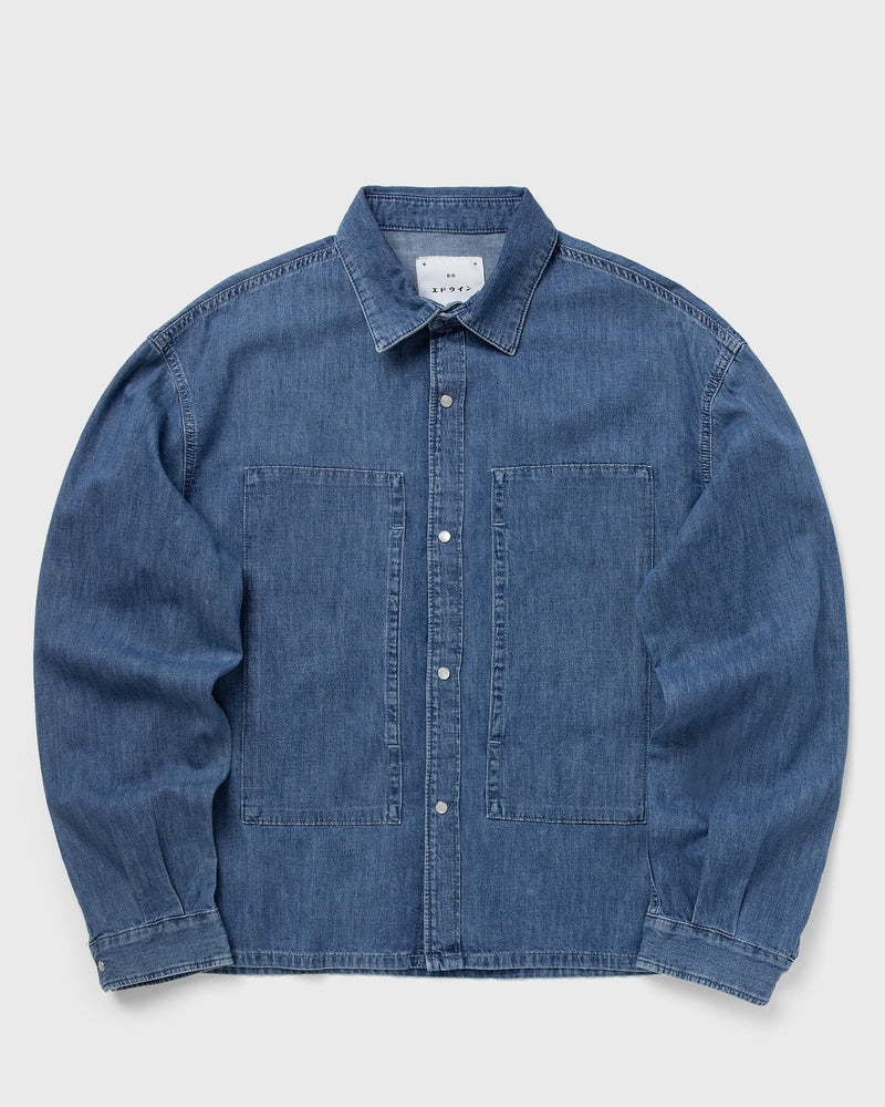Edwin Workman Shirt Ls Blue