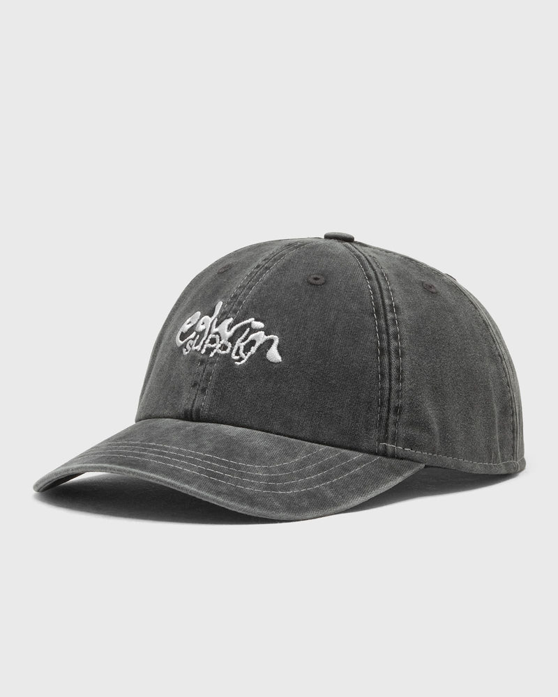 Edwin Soft Washed 6 Panel Cap Black
