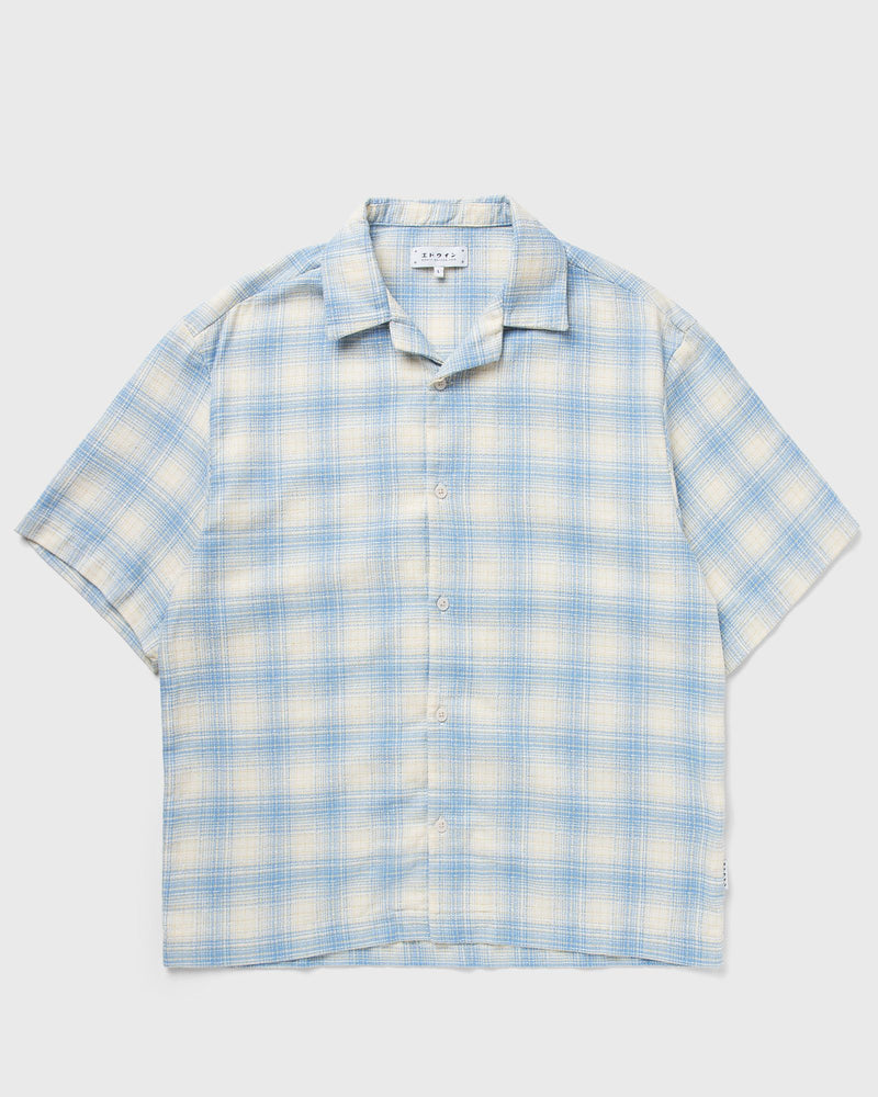 Edwin Saga Shirt Ss Blue|white