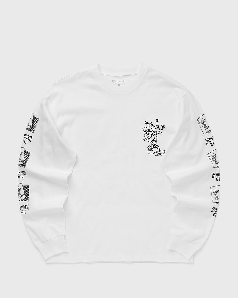 Carhartt WIP Womens L/S Playing Cards Tee White