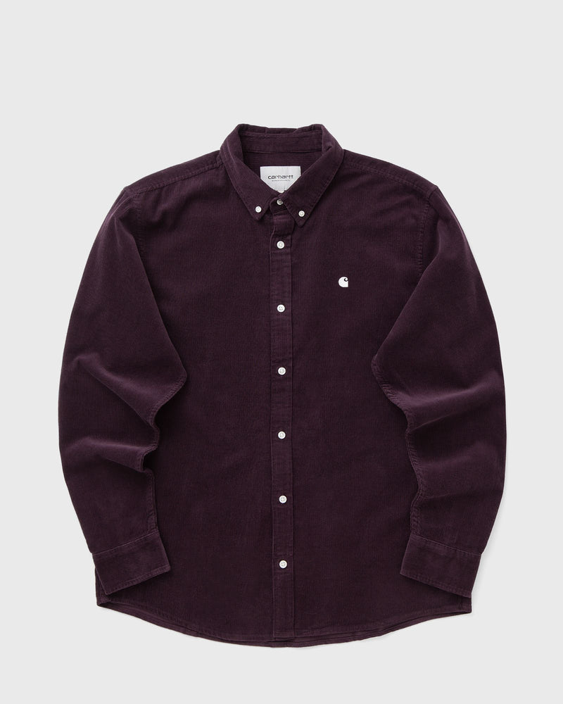 Carhartt WIP L/S Madison Fine Cord Shirt Purple