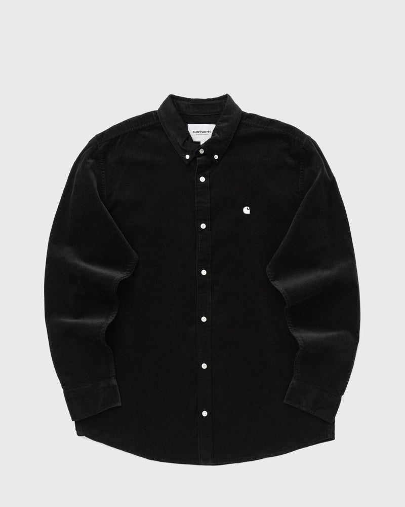 Carhartt WIP L/S Madison Fine Cord Shirt Black
