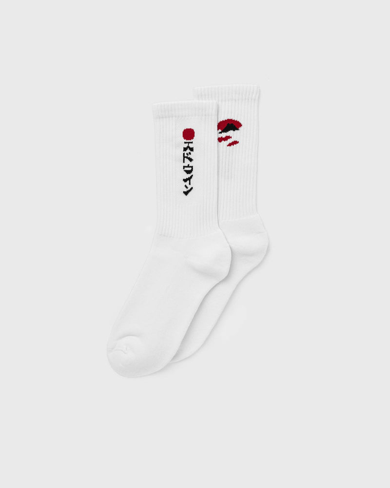 Edwin Kamifuji Socks White