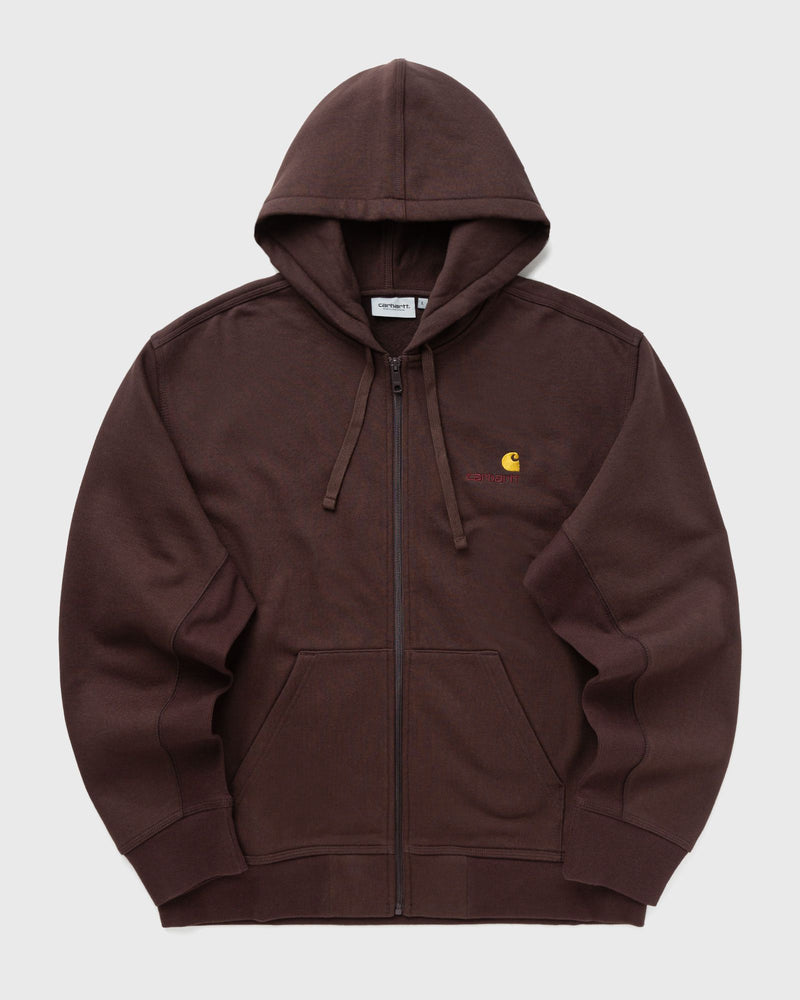 Carhartt WIP Hooded American Script Jacket Brown