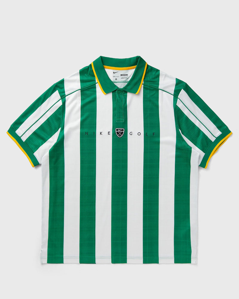 Nike Df Ff Polo Ss Loose Green|white