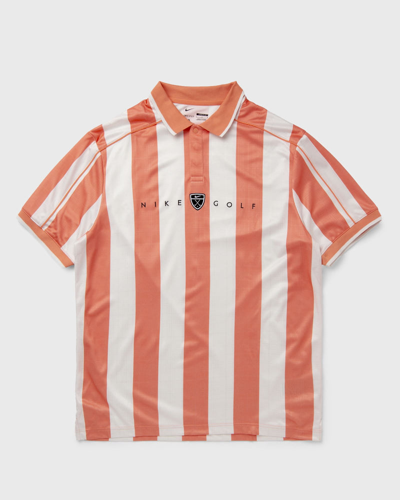 Nike Df Ff Polo Ss Loose Orange|white