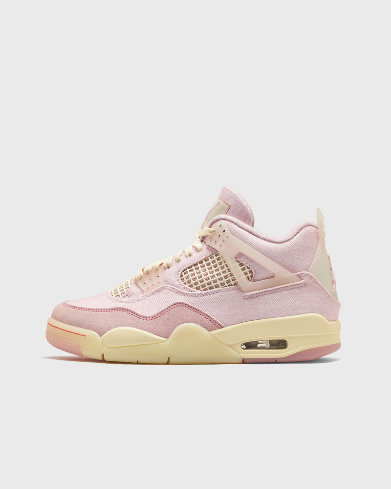 Jordan Womens Air Jordan 4 Retro \'Pearl Pink and Iced Carmine\' Pink|red