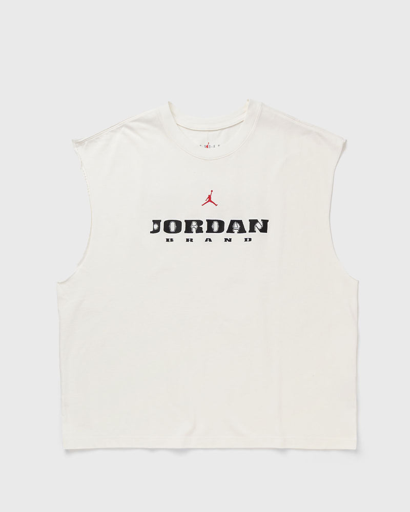 Jordan Brk Gfx Slvls Mscle Top White