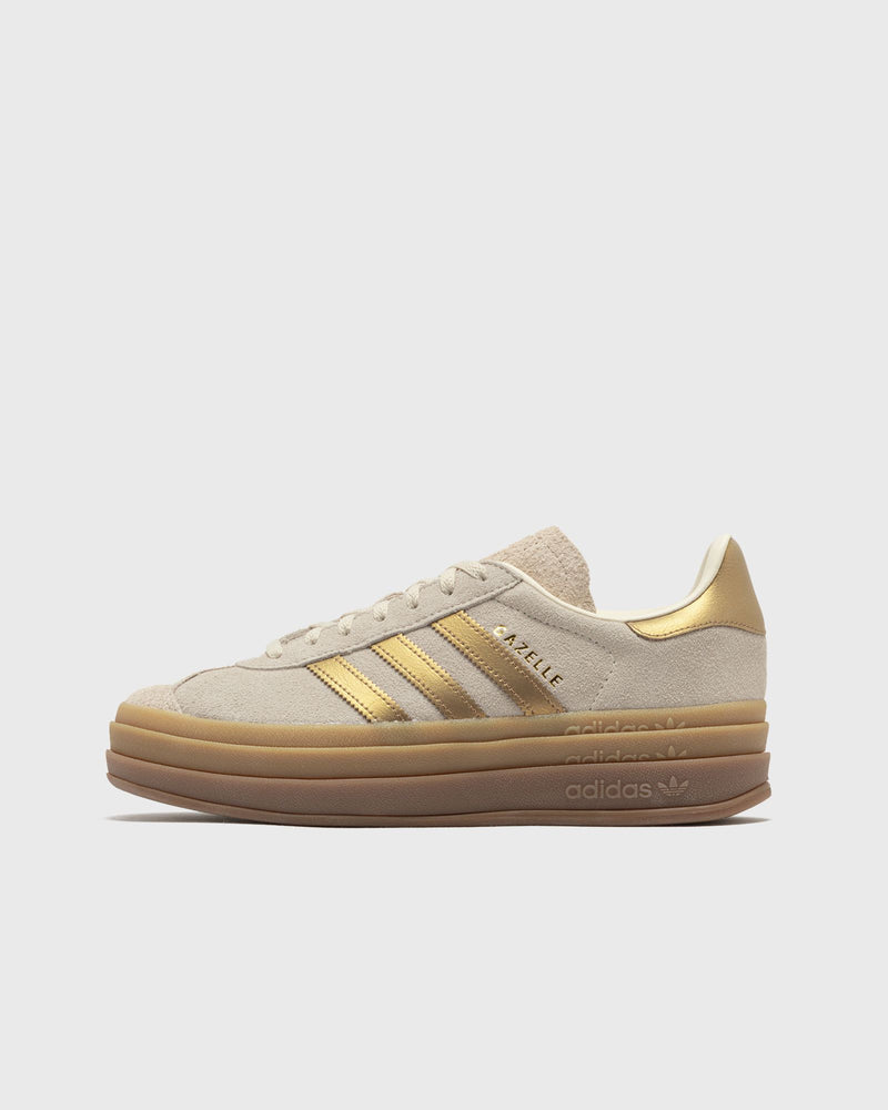 Adidas Womens Gazelle Bold Gold|beige