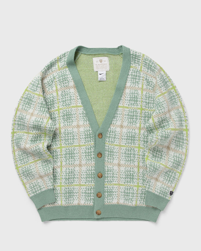 Nike Tartan Cardigan Loose Green