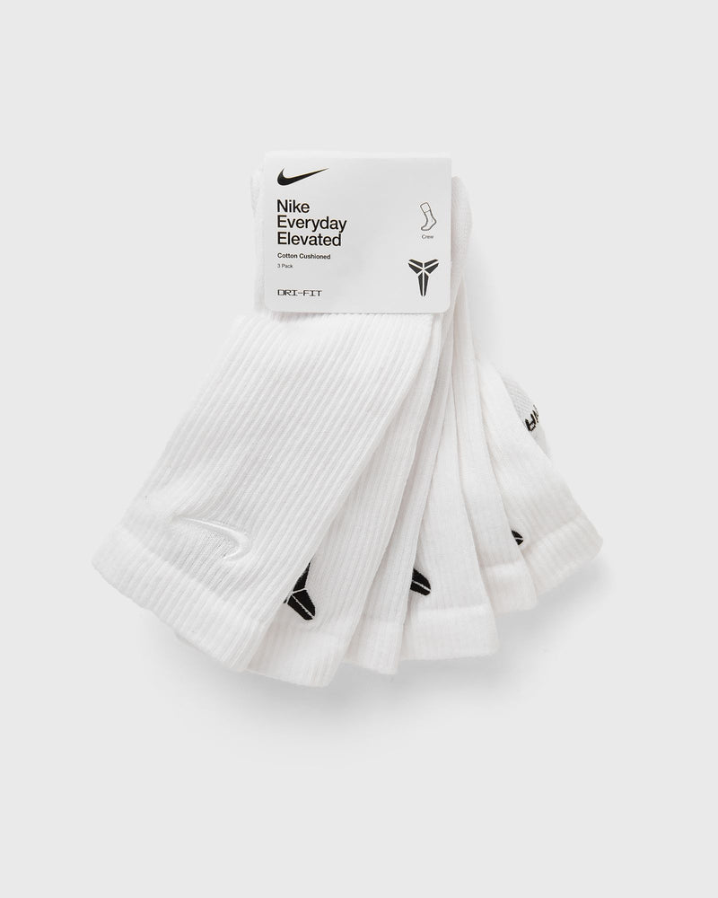 Nike Kobe Everyday Elevated Crew Socks 3Pack White