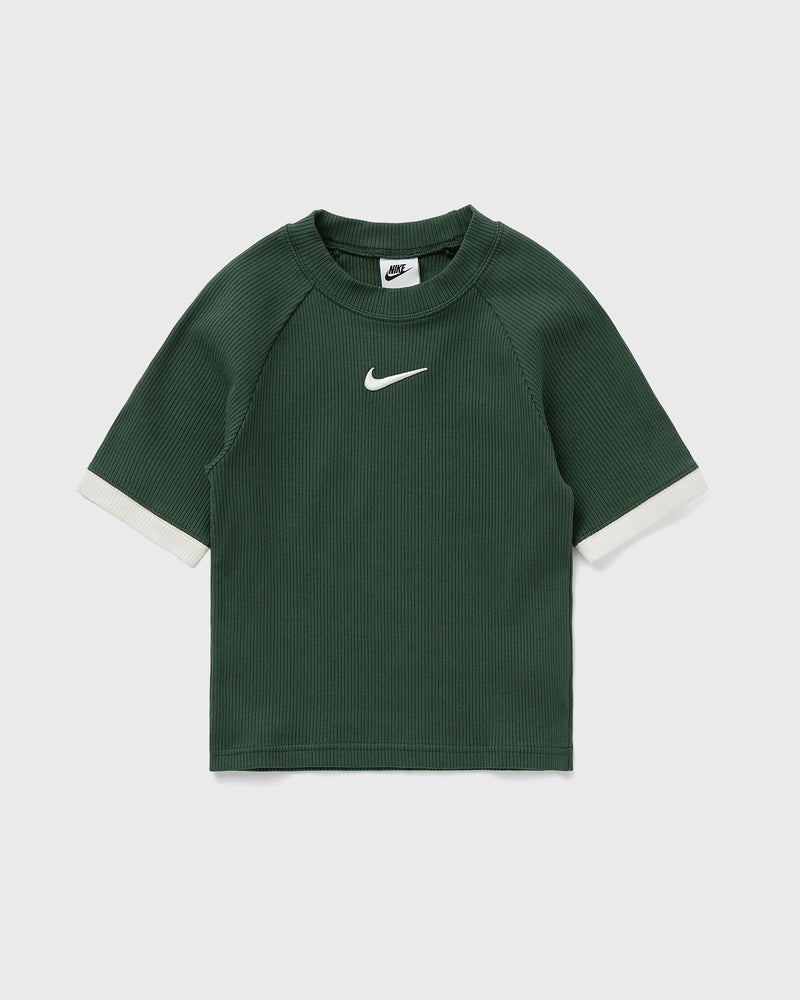 Nike Womens Ss-Fitted-Top Green