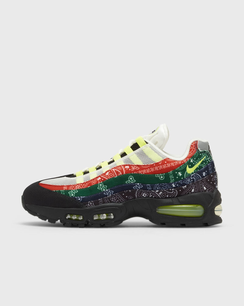 Nike Air Max 95 Big Bubble Volt and University Red Multi