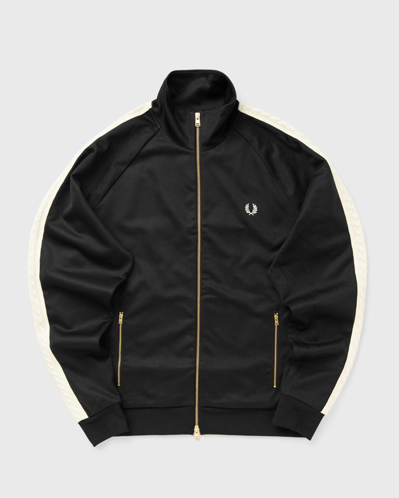 Fred Perry Cable Taped Track Jacket White