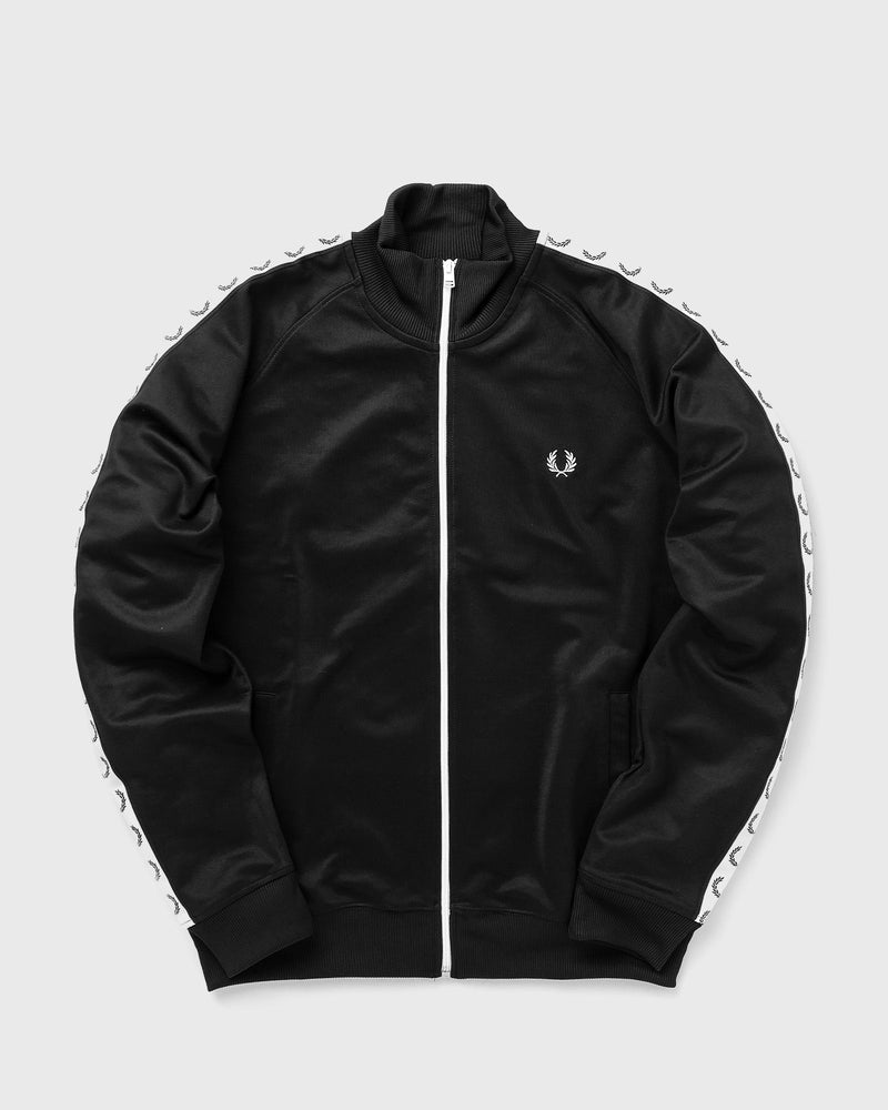Fred Perry Taped Track Jacket Black