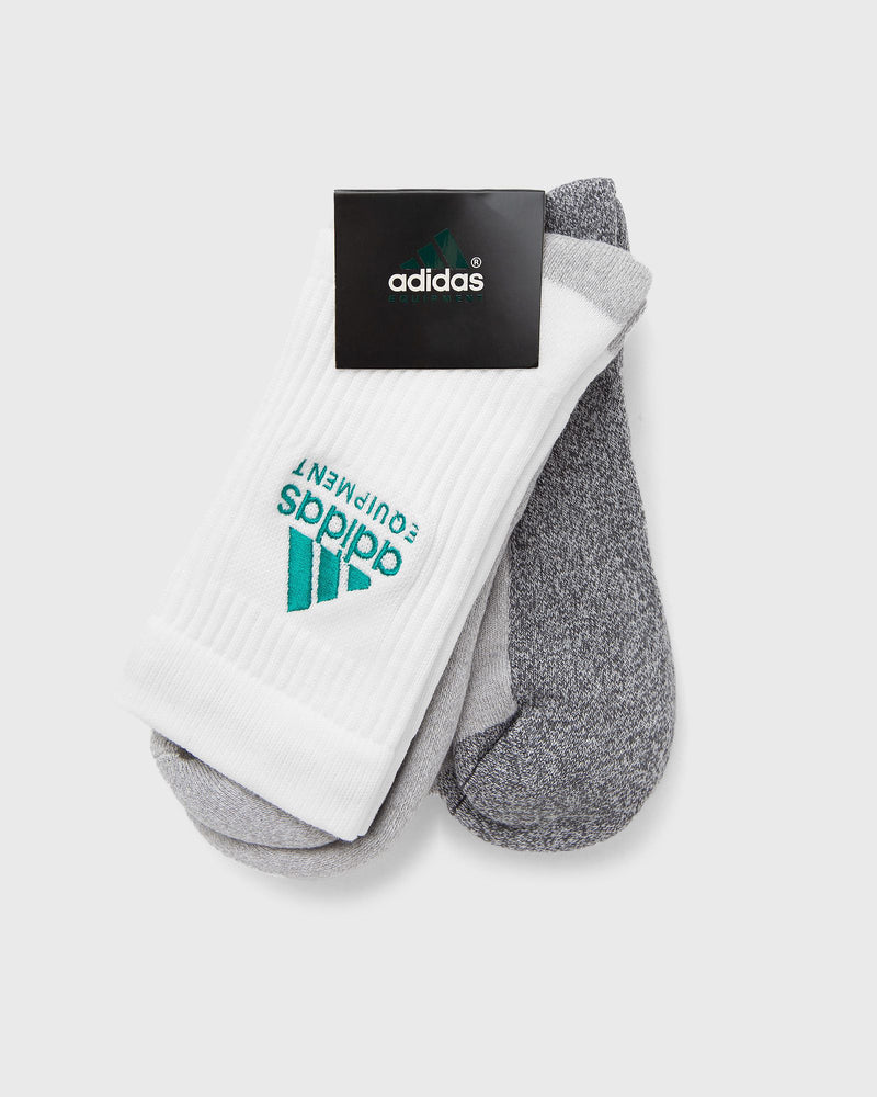 Adidas 2 Pairs Crew Socks White
