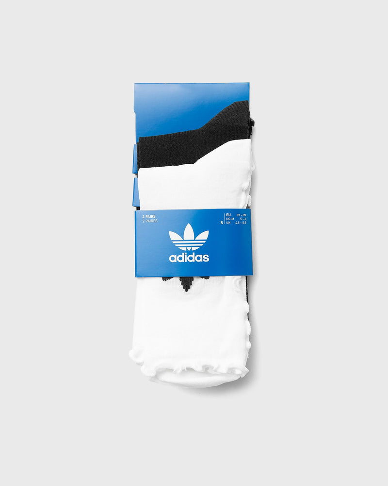 Adidas Ruffle Socks 2 Pairs White