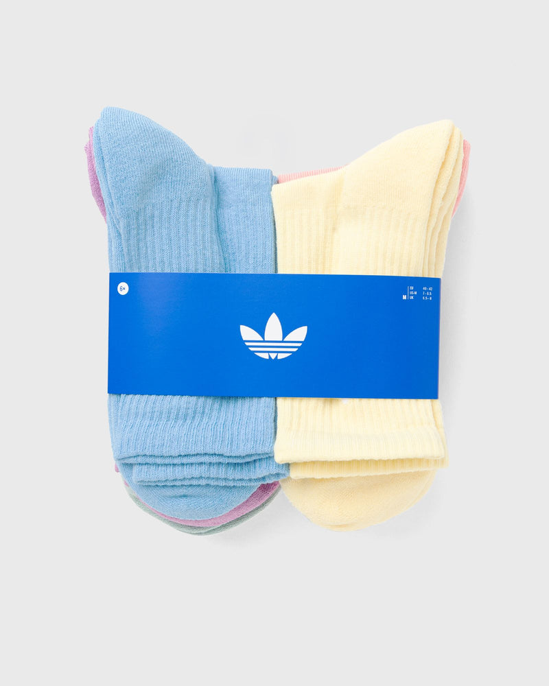 Adidas Trefoil Crew Sock Cushion 6 Pair Pack Multi