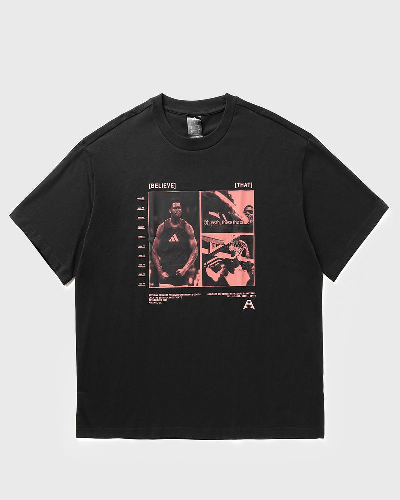 Adidas Anthony Edwards Dftw Tee 2 Black