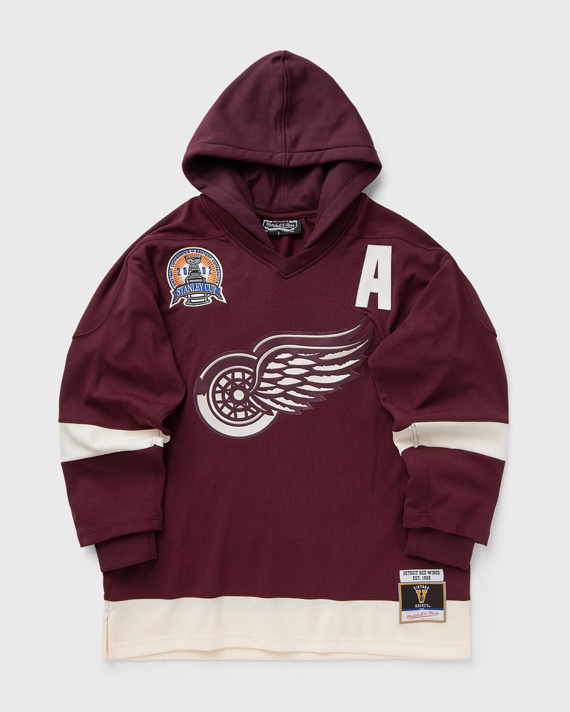 Mitchell & Ness X Just Don NHL Jersey Hoodie Detroit Red Wings