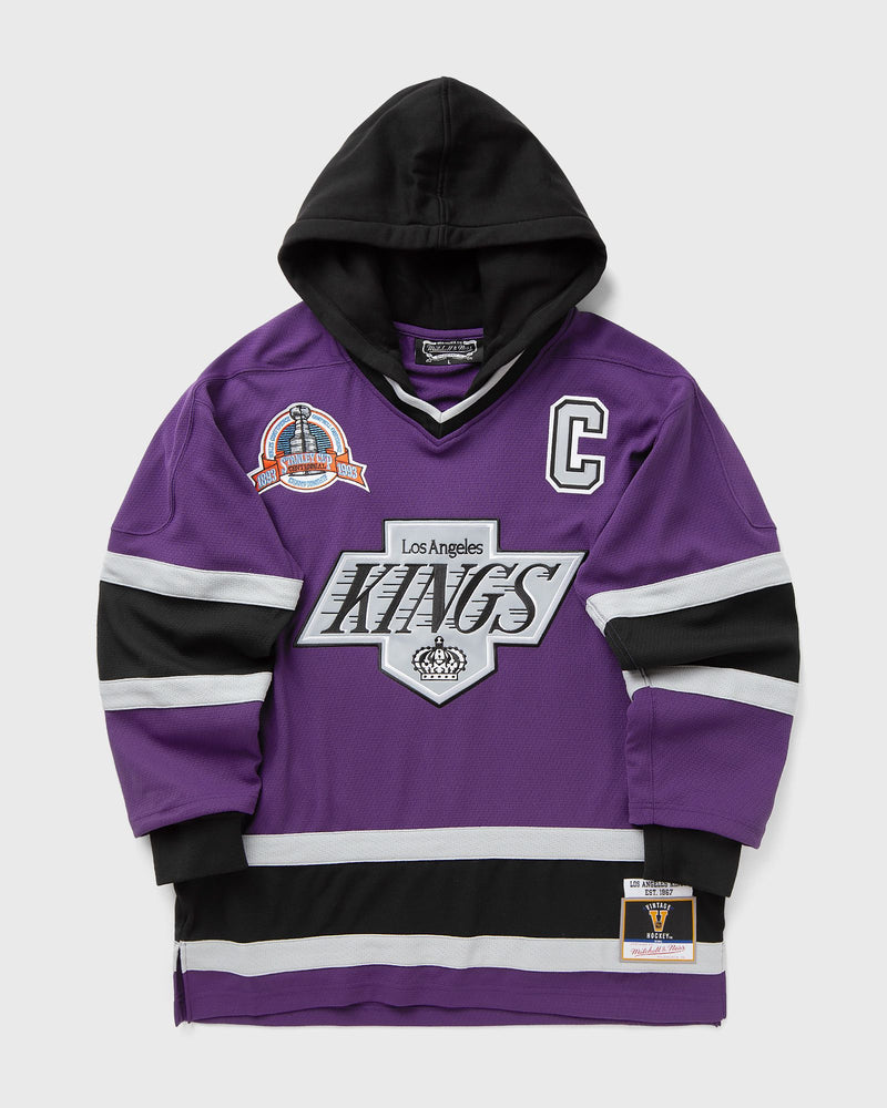 Mitchell & Ness X Just Don NHL Jersey Hoodie Los Angeles Kings Purple