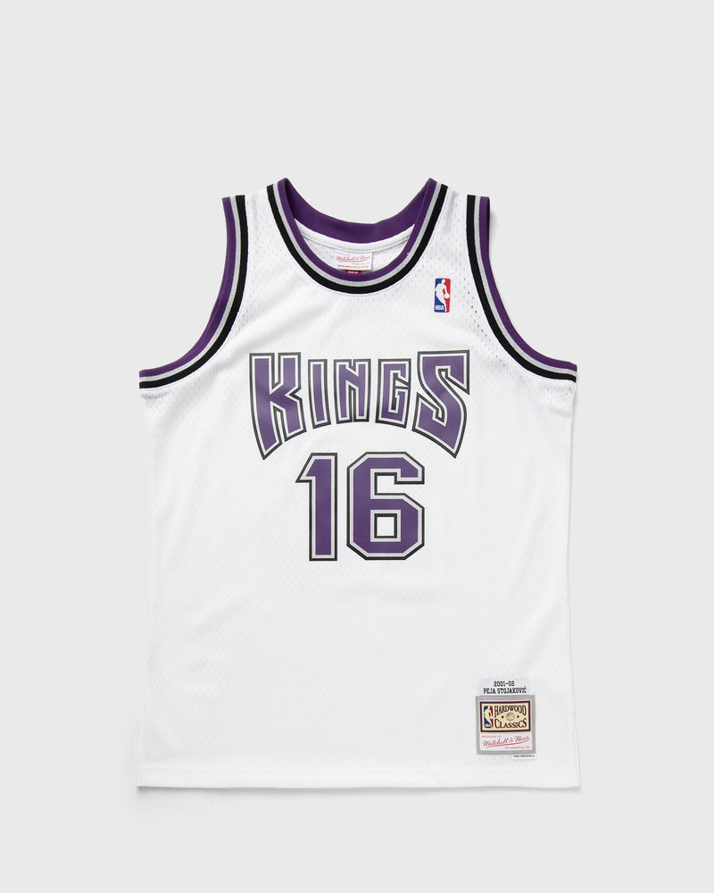 Mitchell & Ness NBA White Jersey Sacramento Kings 2001 Peja Stojakovic #16
