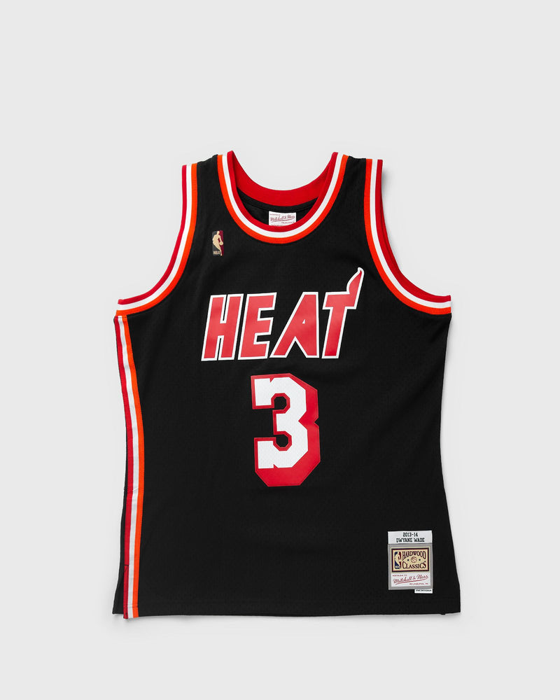 Mitchell & Ness NBA Dark Jersey Heat 2013 Dwyane Wade #3 Black