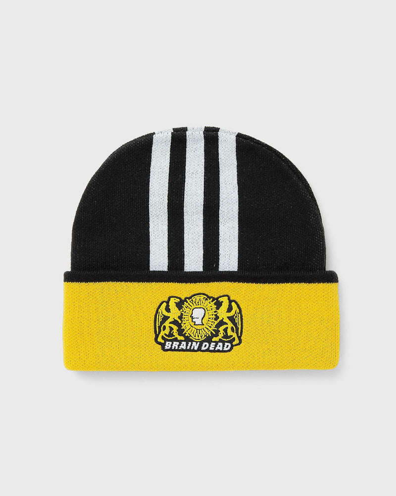 Adidas x Brain Dead Beanie Black|yellow