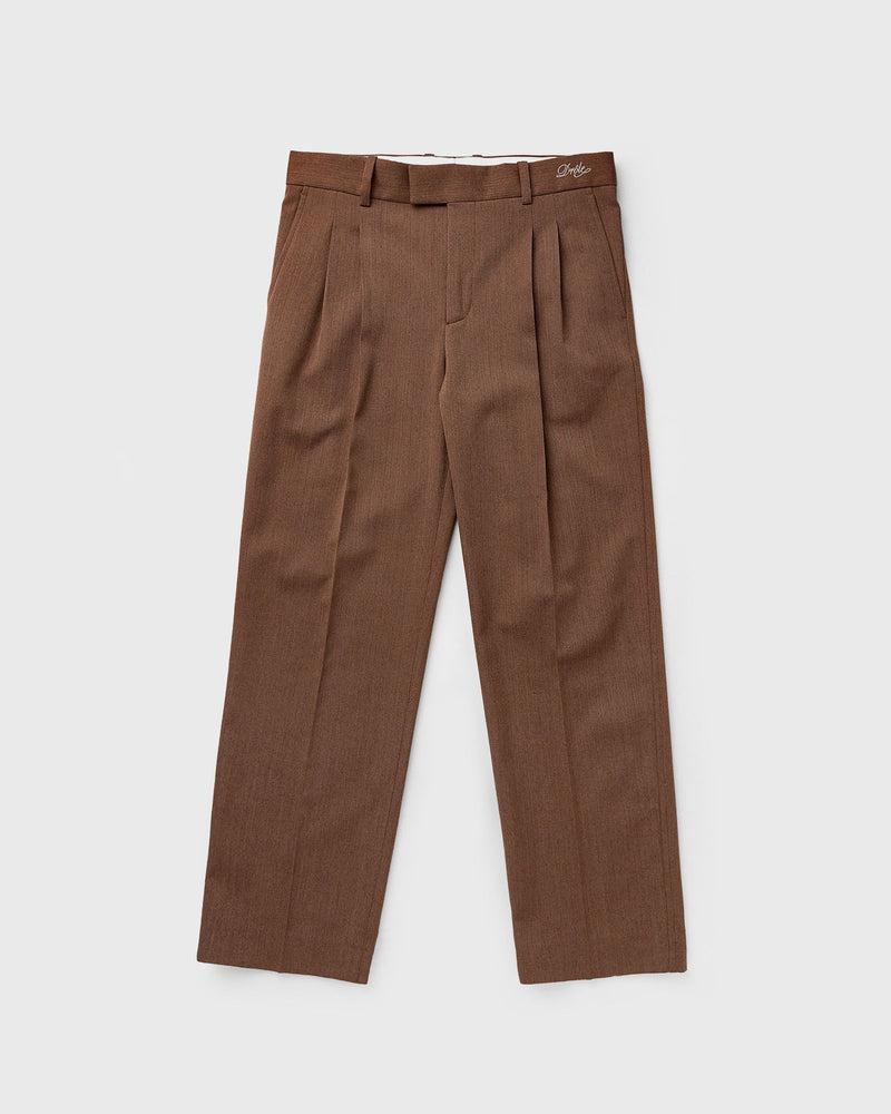 Drôle de Monsieur Pantalon Golfeur Chevrons Brown
