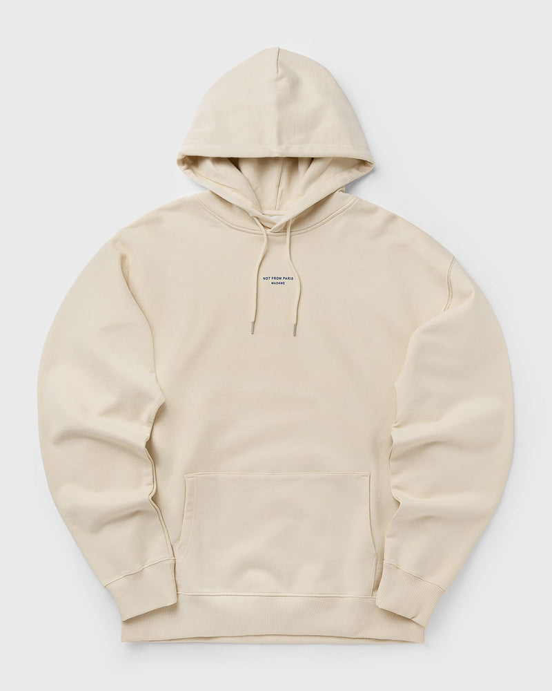 Drôle de Monsieur le Hoodie Slogan Classique Beige