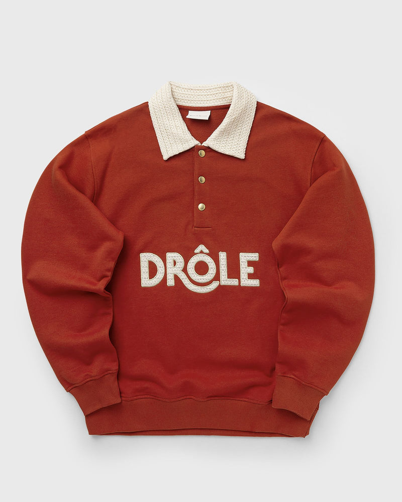 Drôle de Monsieur Polo Drùle Col Crochet Red